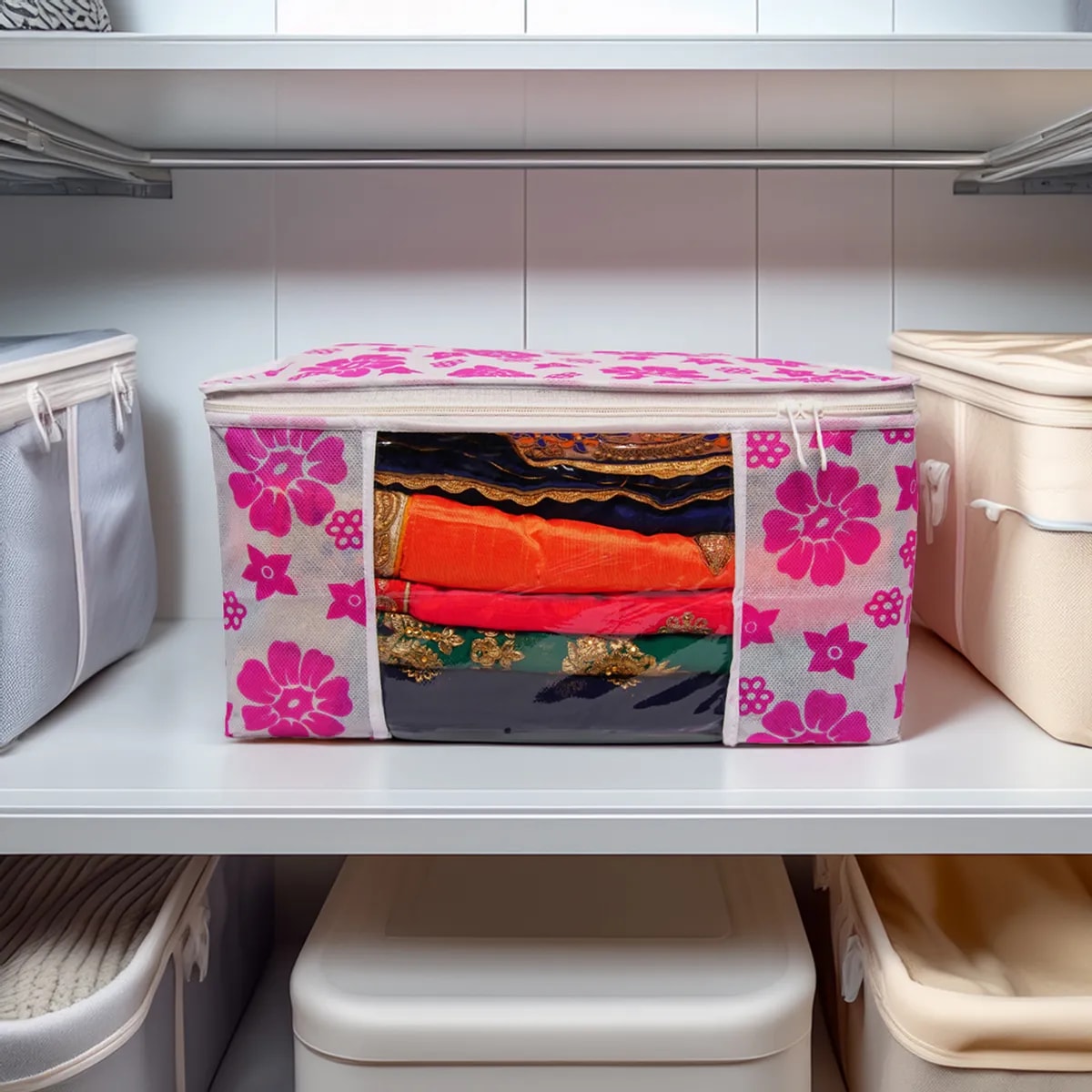 Large Foldable Clothes Storage Bag View 4