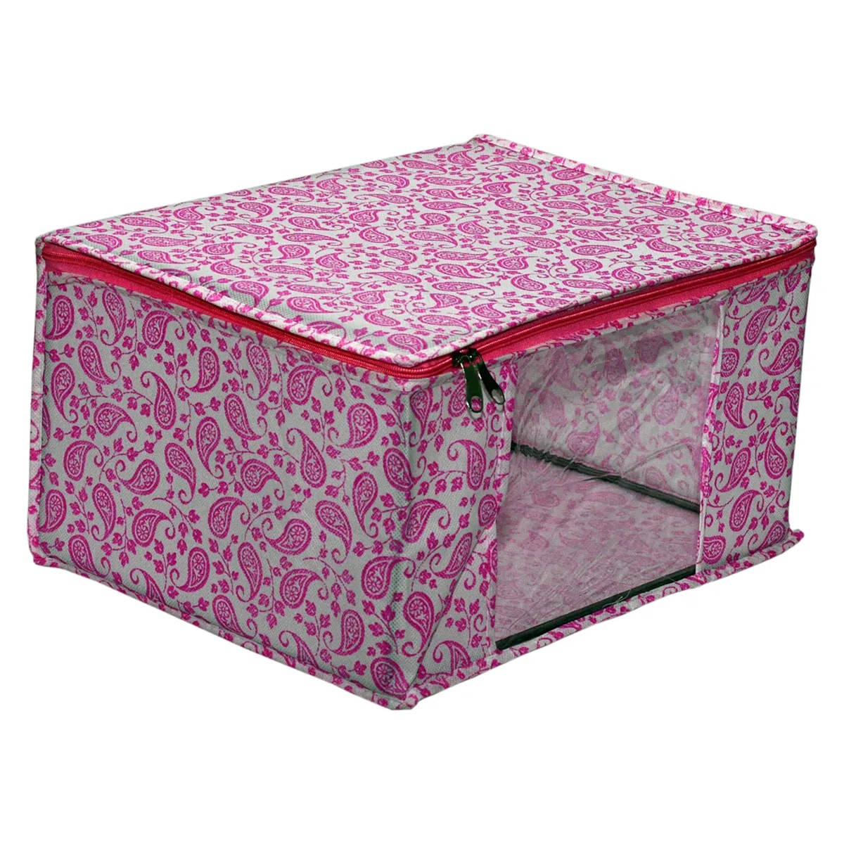 Large Foldable Clothes Storage Bag With Zipper View 2