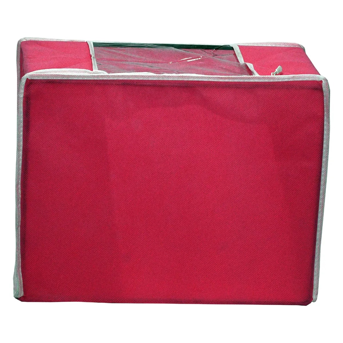 Premium Clothes Storage Bag With Clear Window & Zipper | Foldable Wardrobe View 6