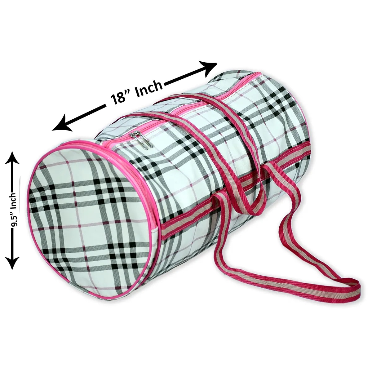 Stylish Navy Printed Gym Duffle Bag View 6