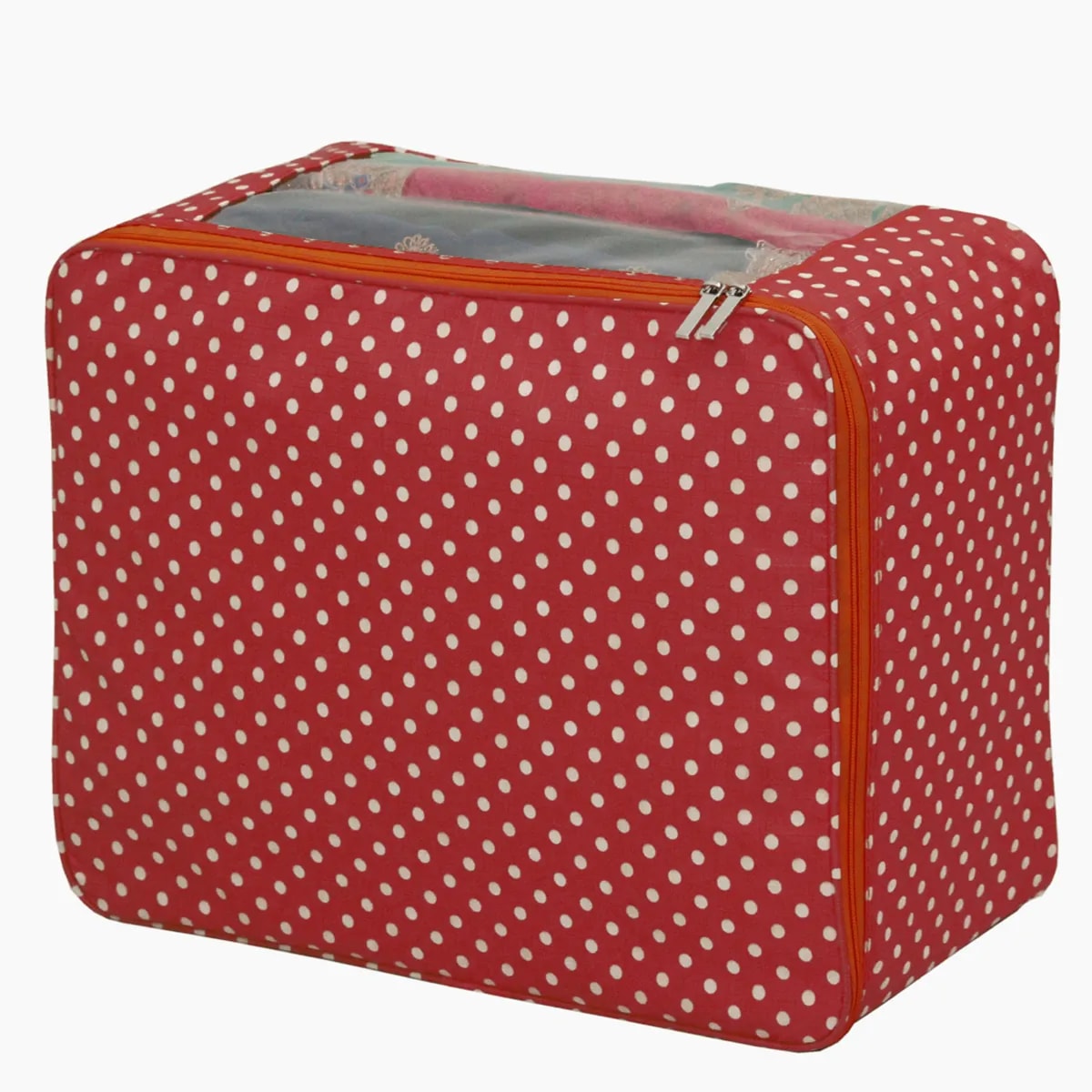 Designer Saree Garment Packing Cover With Front View 2