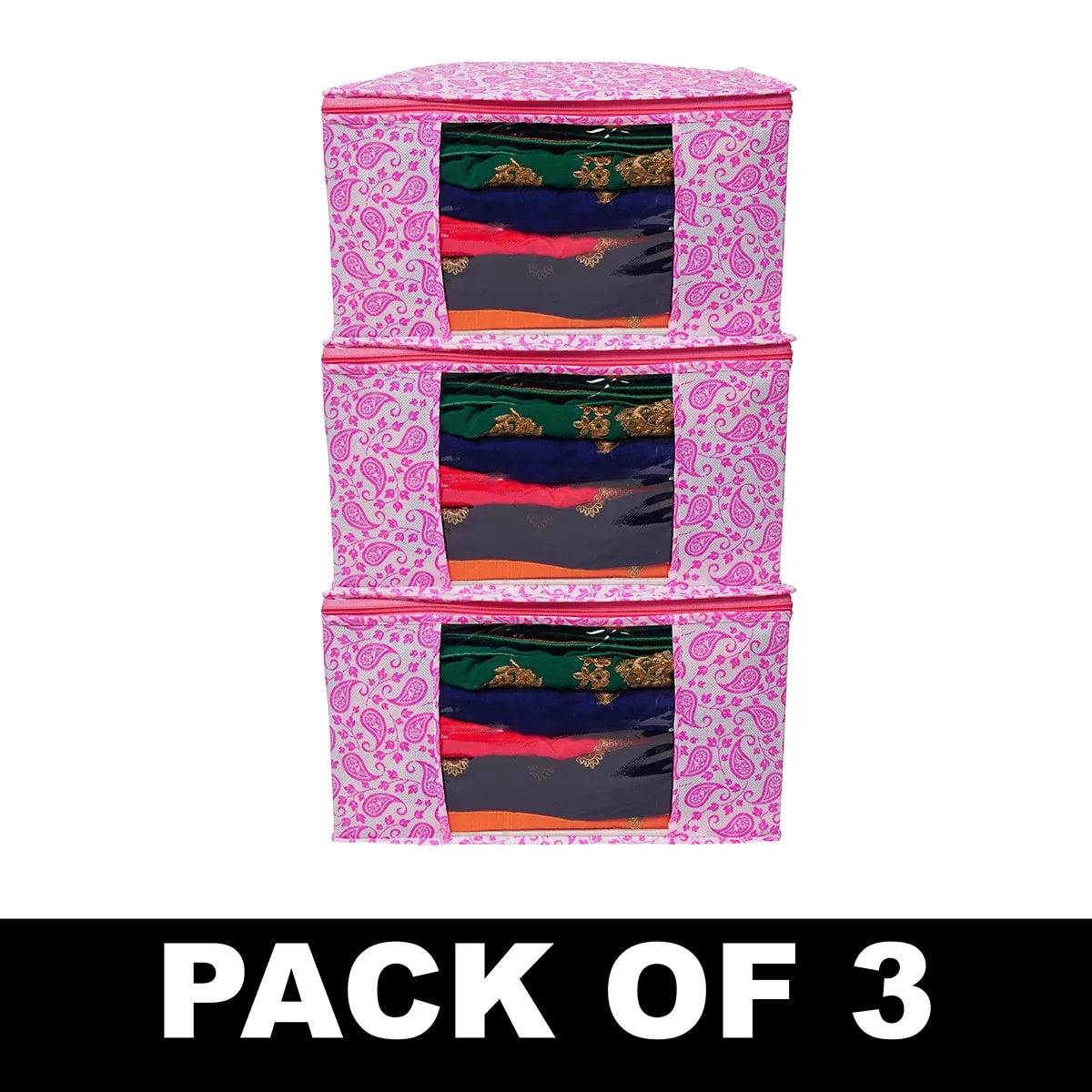 Large Foldable Clothes Storage Bag With Zipper View 1