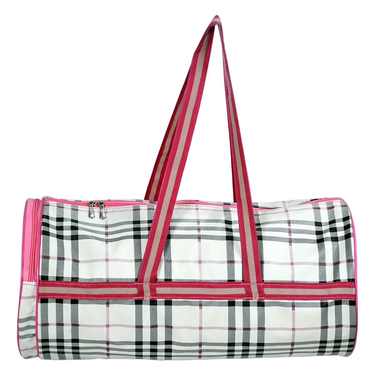 Stylish Navy Printed Gym Duffle Bag View 3