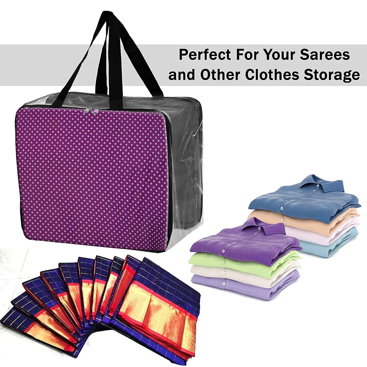 Printed Transparent Pvc Garment Storage Bag View 2