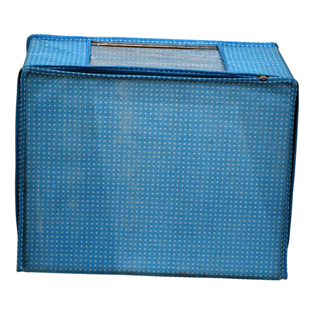 Multipurpose Foldable Clothes Storage Organizer With Front Window | Polka Dot Saree View 4