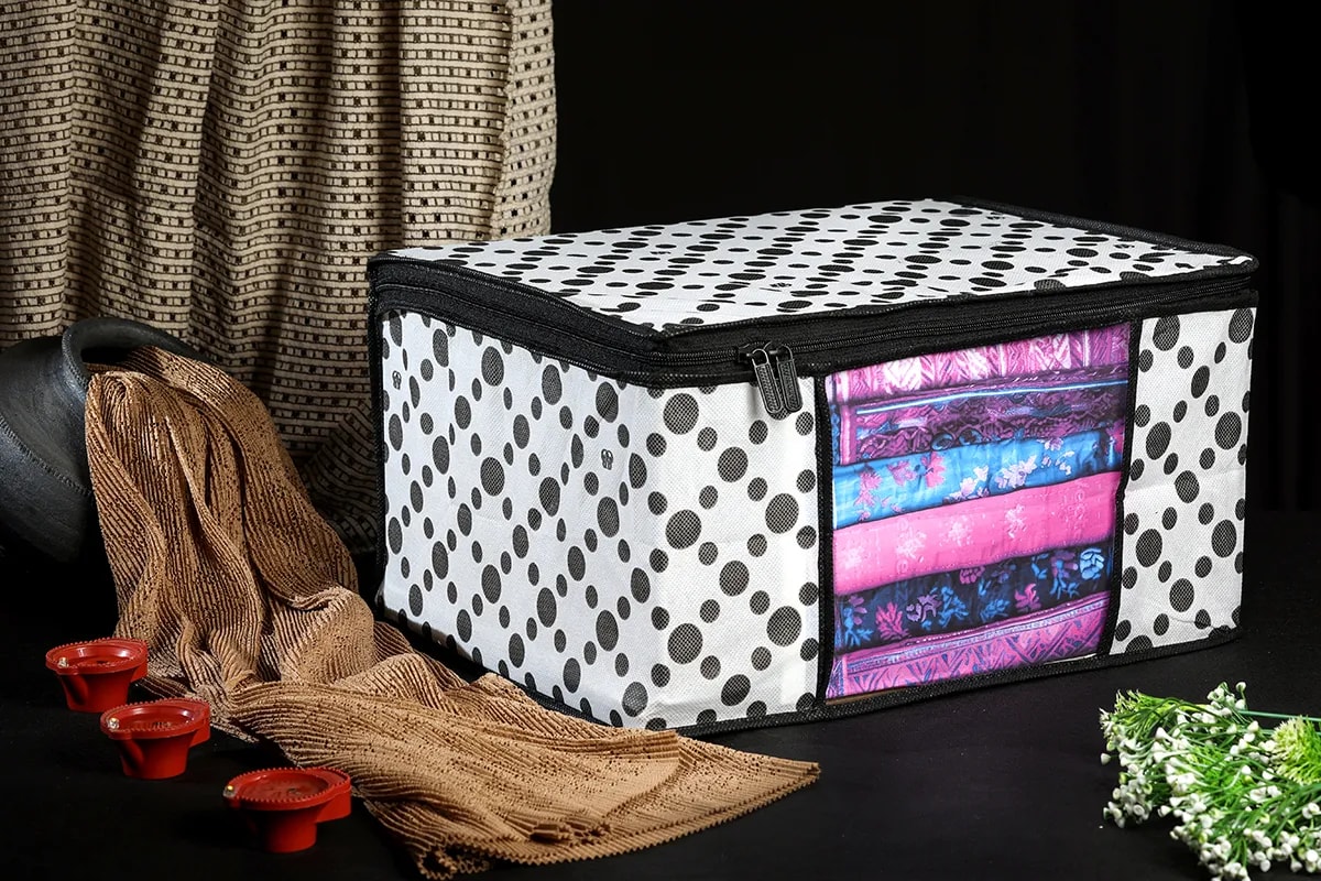 Large Foldable Clothes Storage Organizer Bag With Zipper View 5