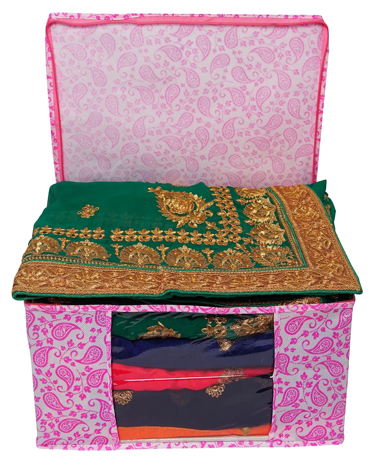 Large Foldable Clothes Storage Bag With Zipper View 4