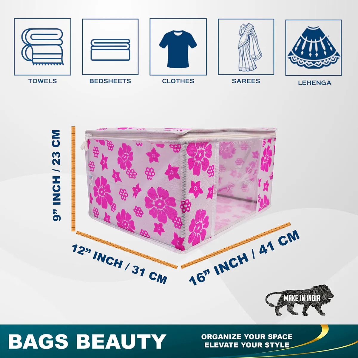 Large Foldable Clothes Storage Bag View 8
