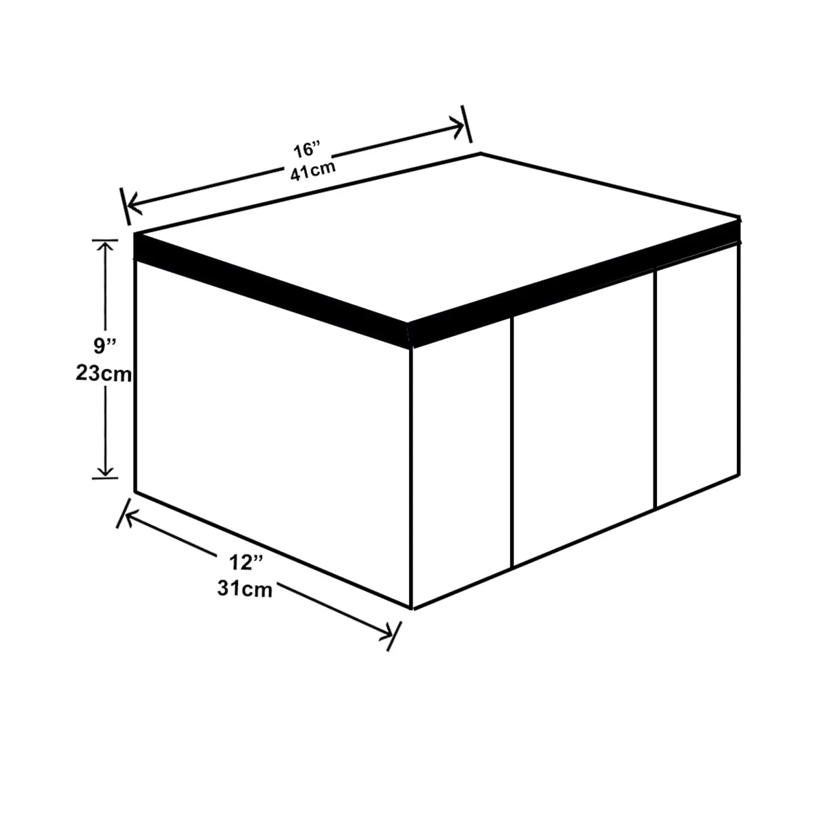 Saree Cover Storage Box For Clothes With Premium Quality View 2