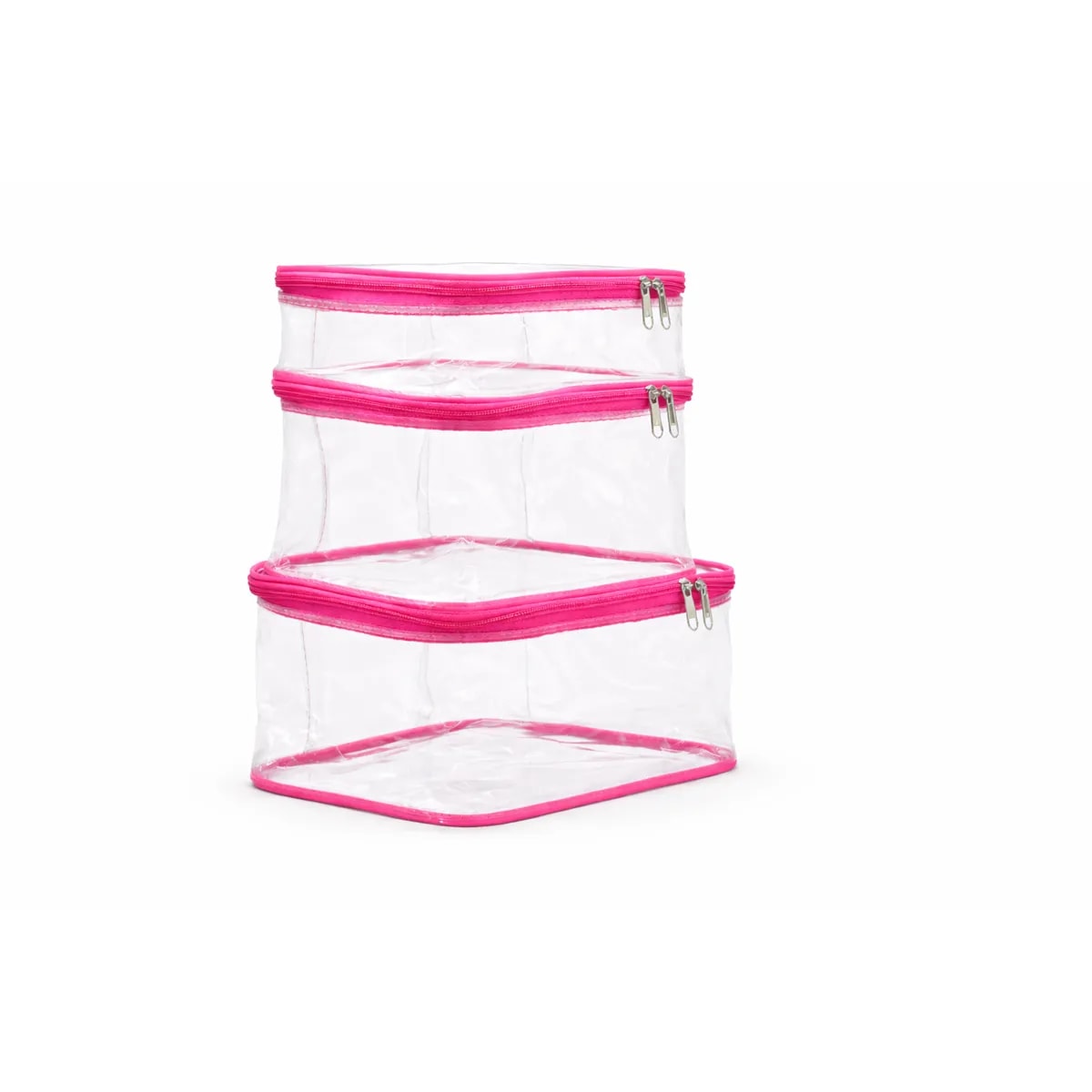 Transparent Makeup Organizer Travel Pouch View 3
