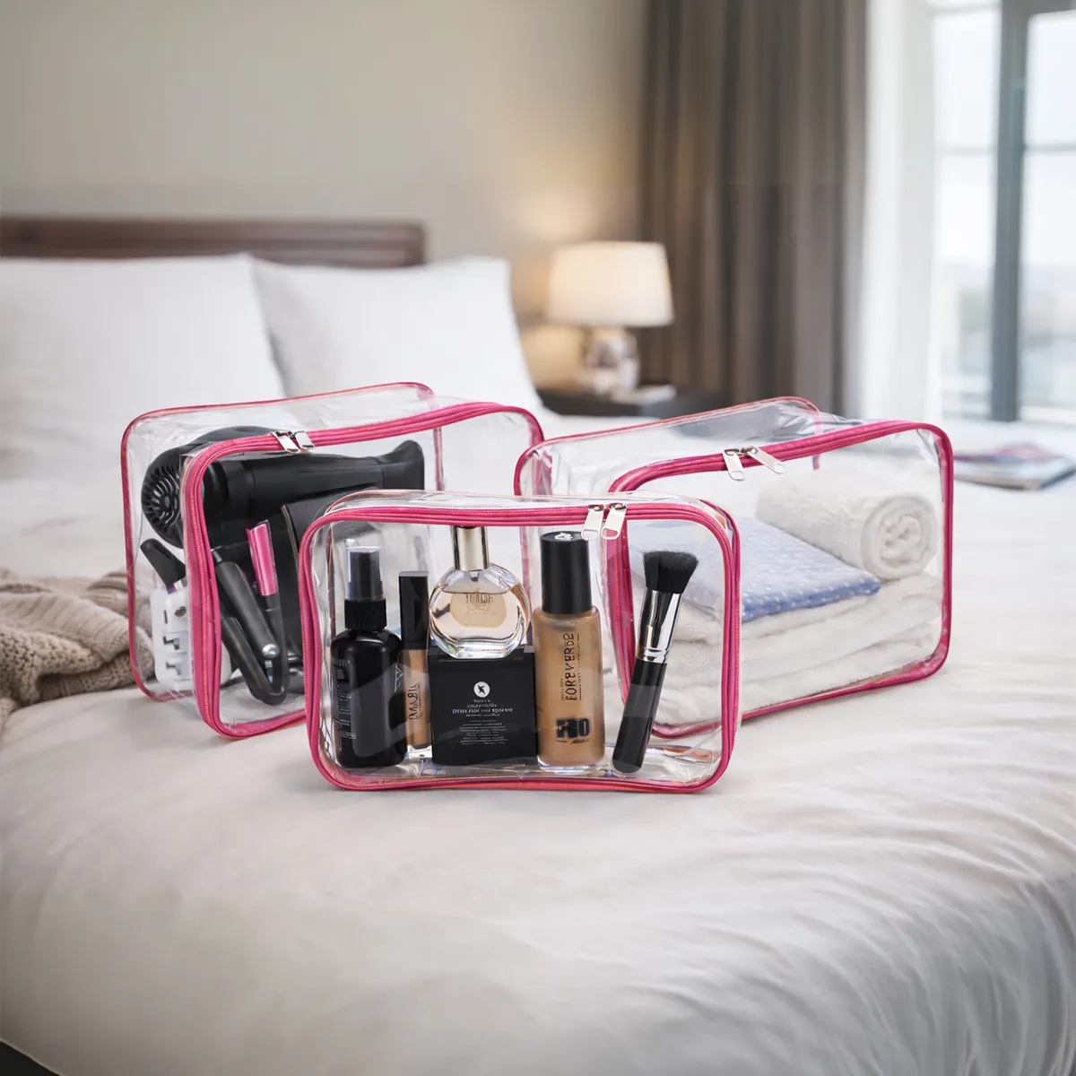 Transparent Makeup Organizer Travel Pouch