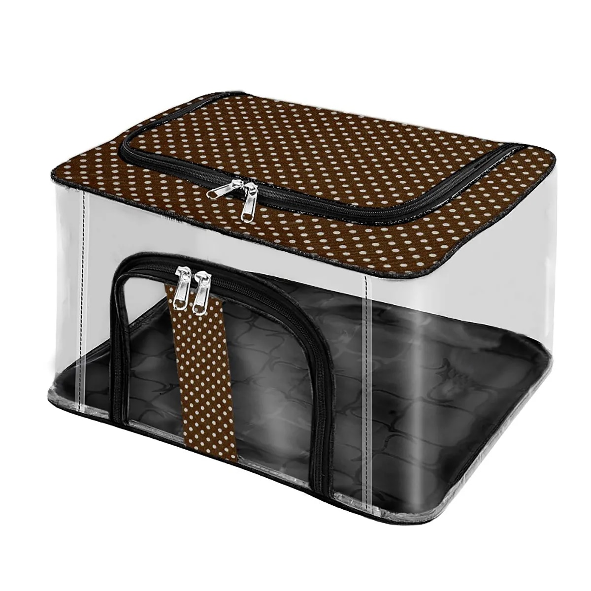 Multipurpose Transparent Clothes Storage Bag With Front & Top Zipper | Wardrobe
