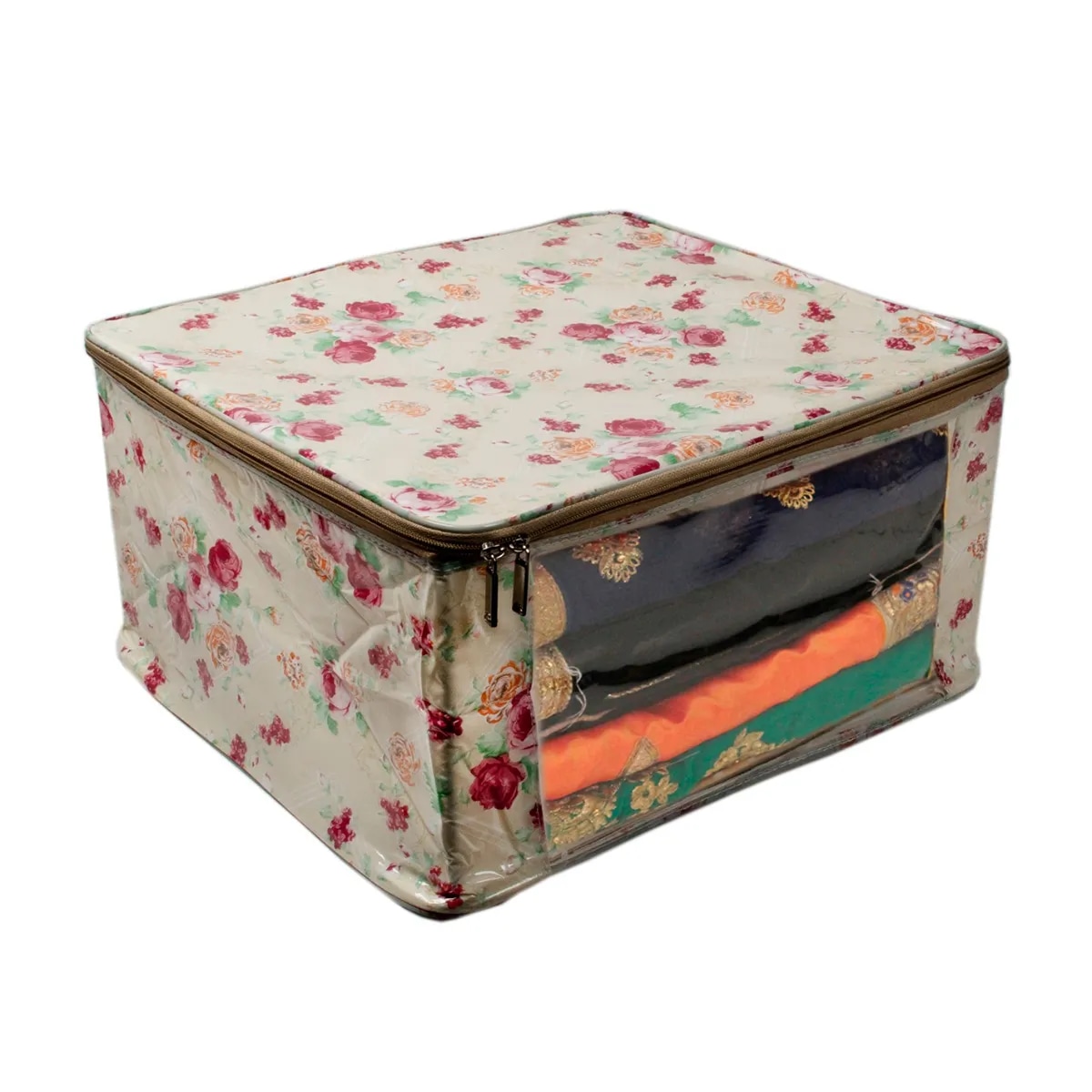Designer Saree Garment Packing Cover With Transparent Window alternate view